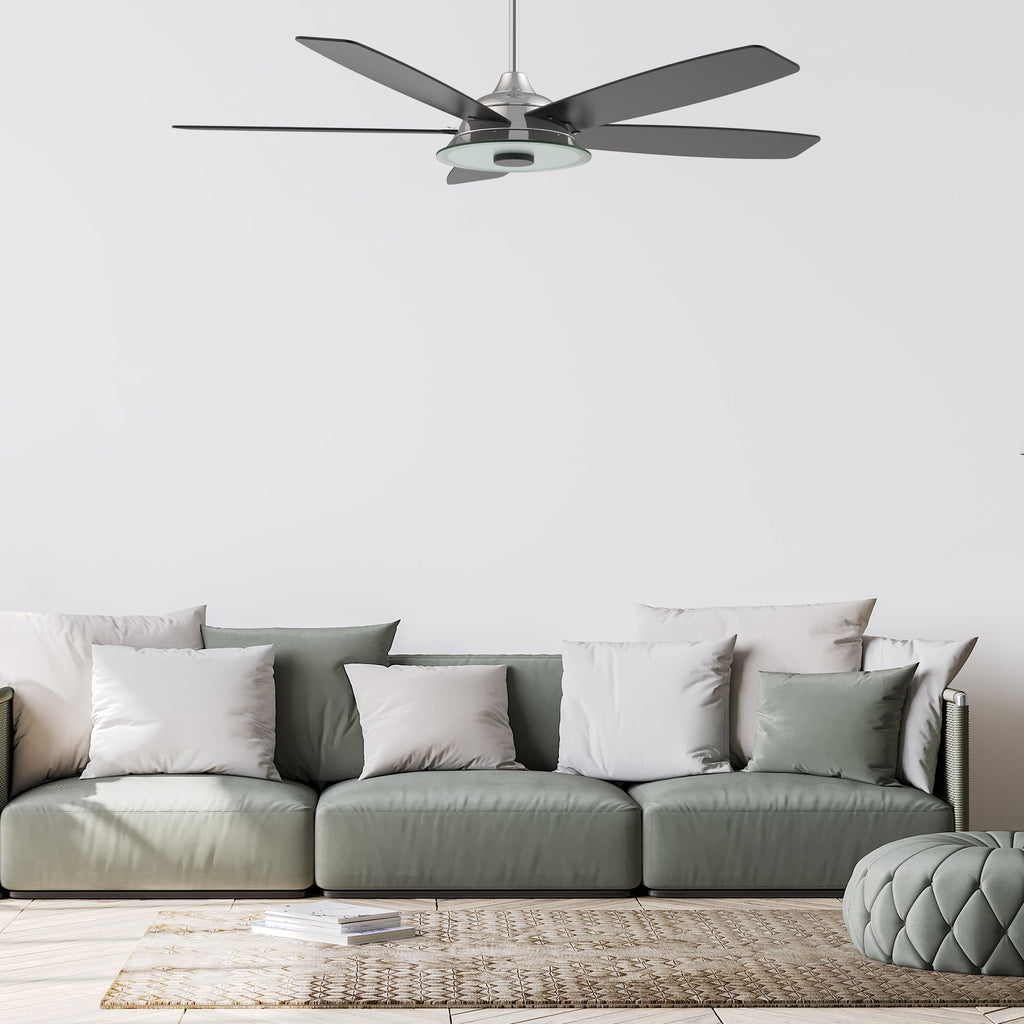 JOURNEY 52 inch 5-Blade Smart Ceiling Fan with LED Light & Remote