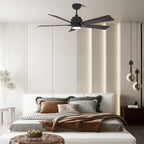 ASCENDER 52 inch 5-Blade Smart Ceiling Fan with LED Light & Remote