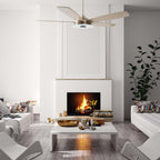 JOURNEY 56 inch 5-Blade Smart Ceiling Fan with LED Light & Remote
