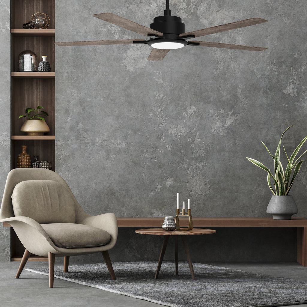 ESPEAR 56 inch 5-Blade Smart Ceiling Fan with LED Light & Remote