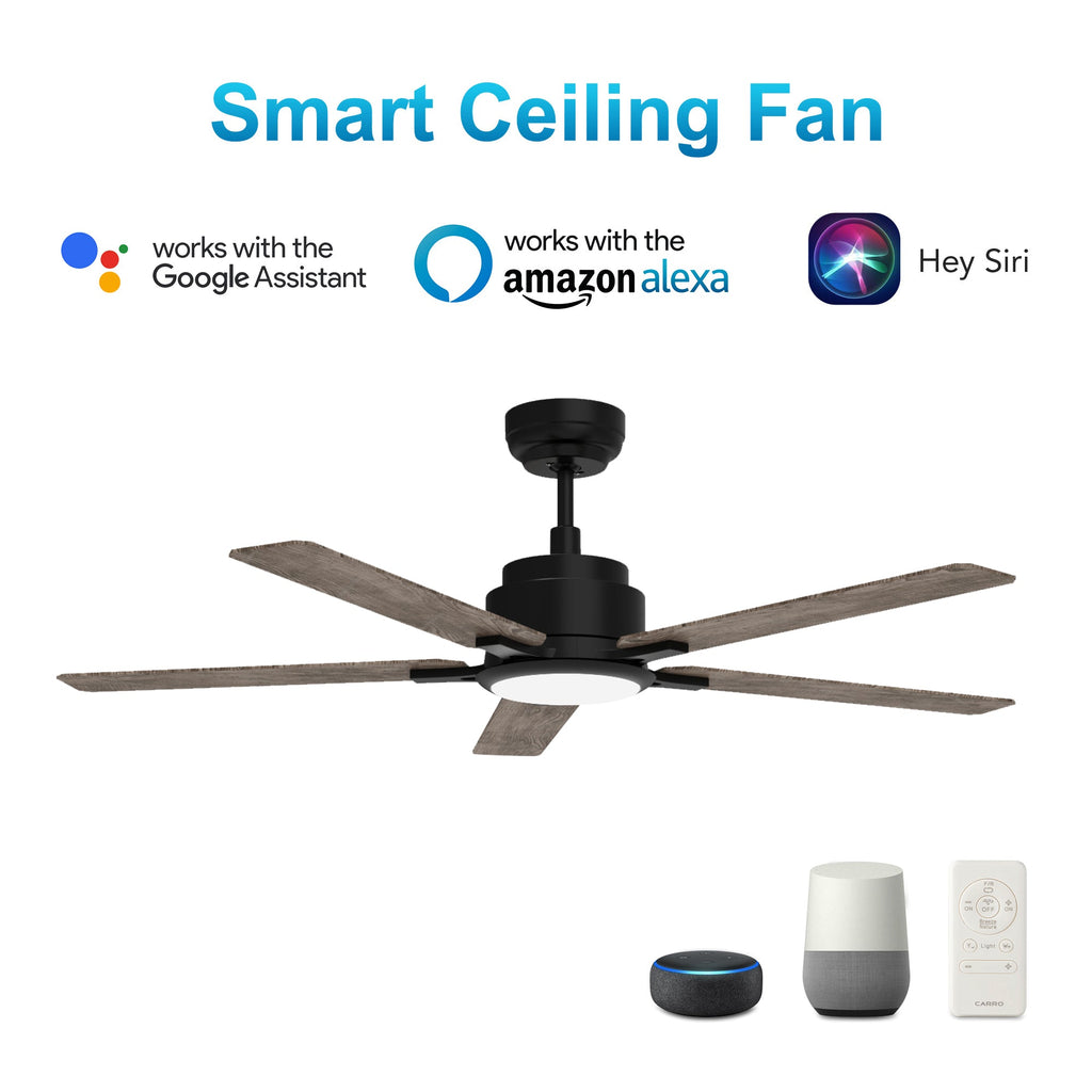 ESPEAR 56 inch 5-Blade Smart Ceiling Fan with LED Light & Remote