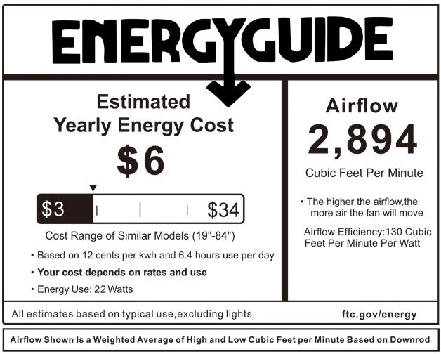 ESPEAR 56 inch 5-Blade Smart Ceiling Fan with LED Light & Remote