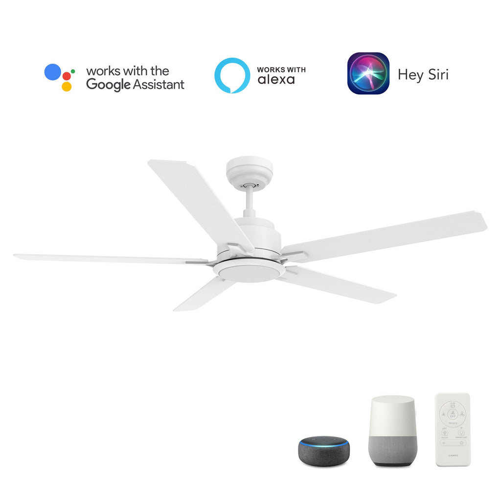 ESPEAR 56 inch 5-Blade Smart Ceiling Fan with LED Light & Remote