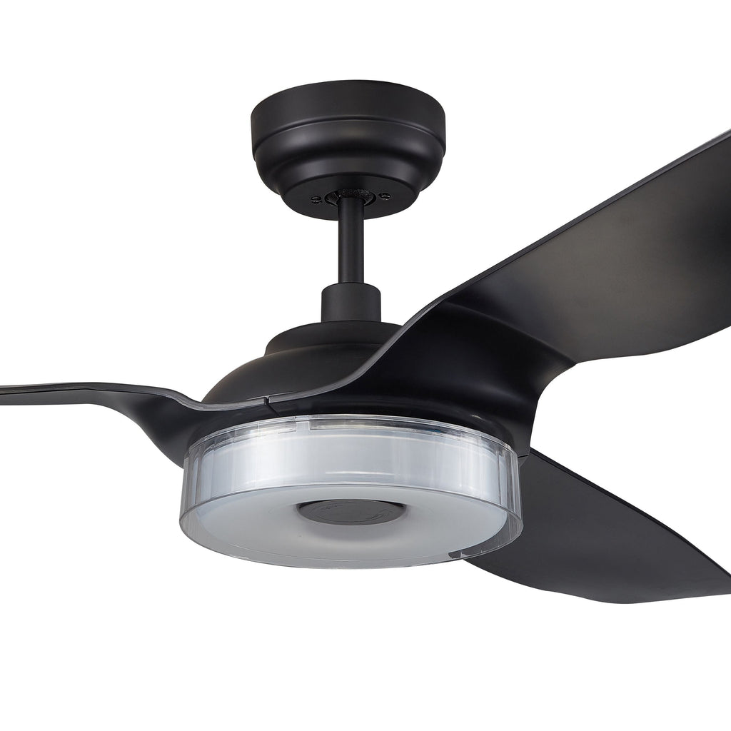 FLETCHER 60 inch 3-Blade Smart Ceiling Fan with LED Light & Remote
