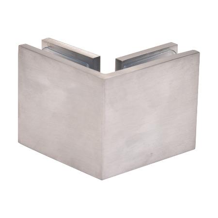 CRL Square 90 Degree Glass-to-Glass Clamp