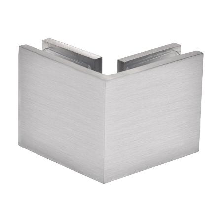 CRL Square 90 Degree Glass-to-Glass Clamp