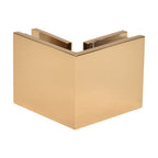 CRL Square 90 Degree Glass-to-Glass Clamp