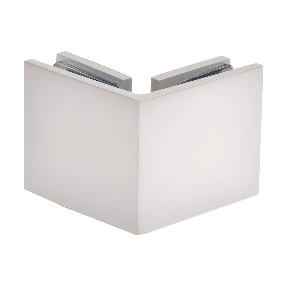 CRL Square 90 Degree Glass-to-Glass Clamp