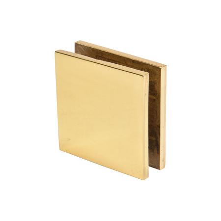 CRL Square Style Notch-in-Glass Fixed Panel U-Clamp