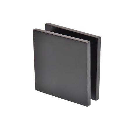 CRL Square Style Notch-in-Glass Fixed Panel U-Clamp
