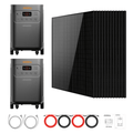 2 x Jackery Explorer 5000 Plus + Extra Batteries + 415W Solar Panels - Off Grid Stores