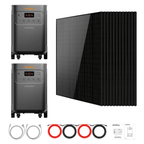 2 x Jackery Explorer 5000 Plus + Extra Batteries + 415W Solar Panels - Off Grid Stores