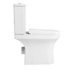Rosmerry  Rimless Close Coupled Toilet With Cistern & Soft close Seat - White