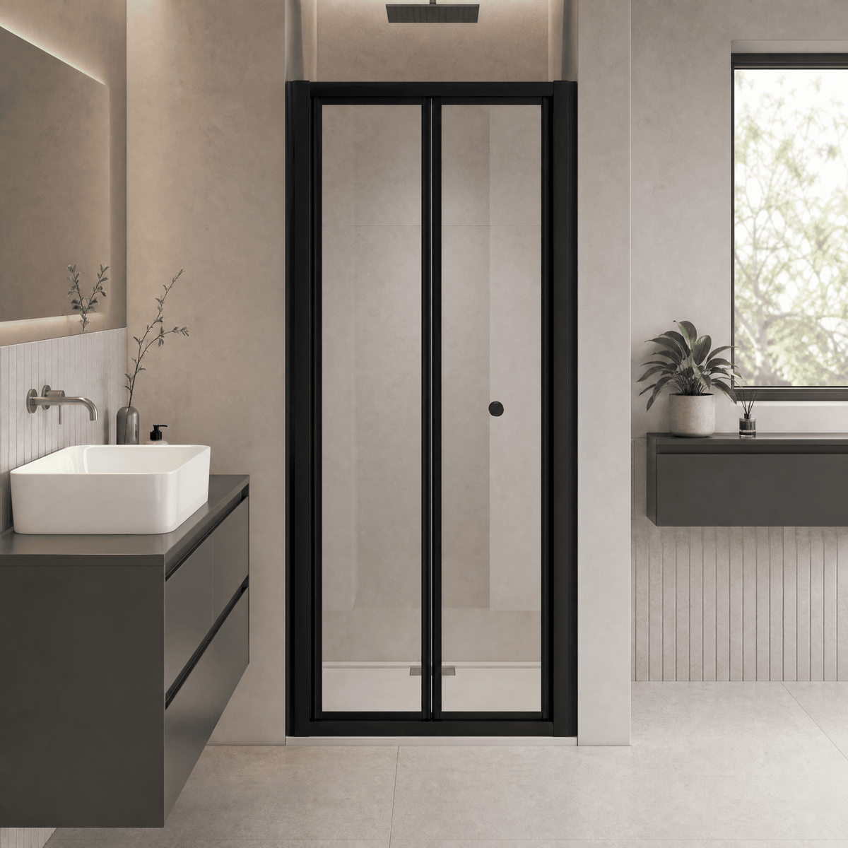 Matrix 4mm Glass Bi-fold Shower Door