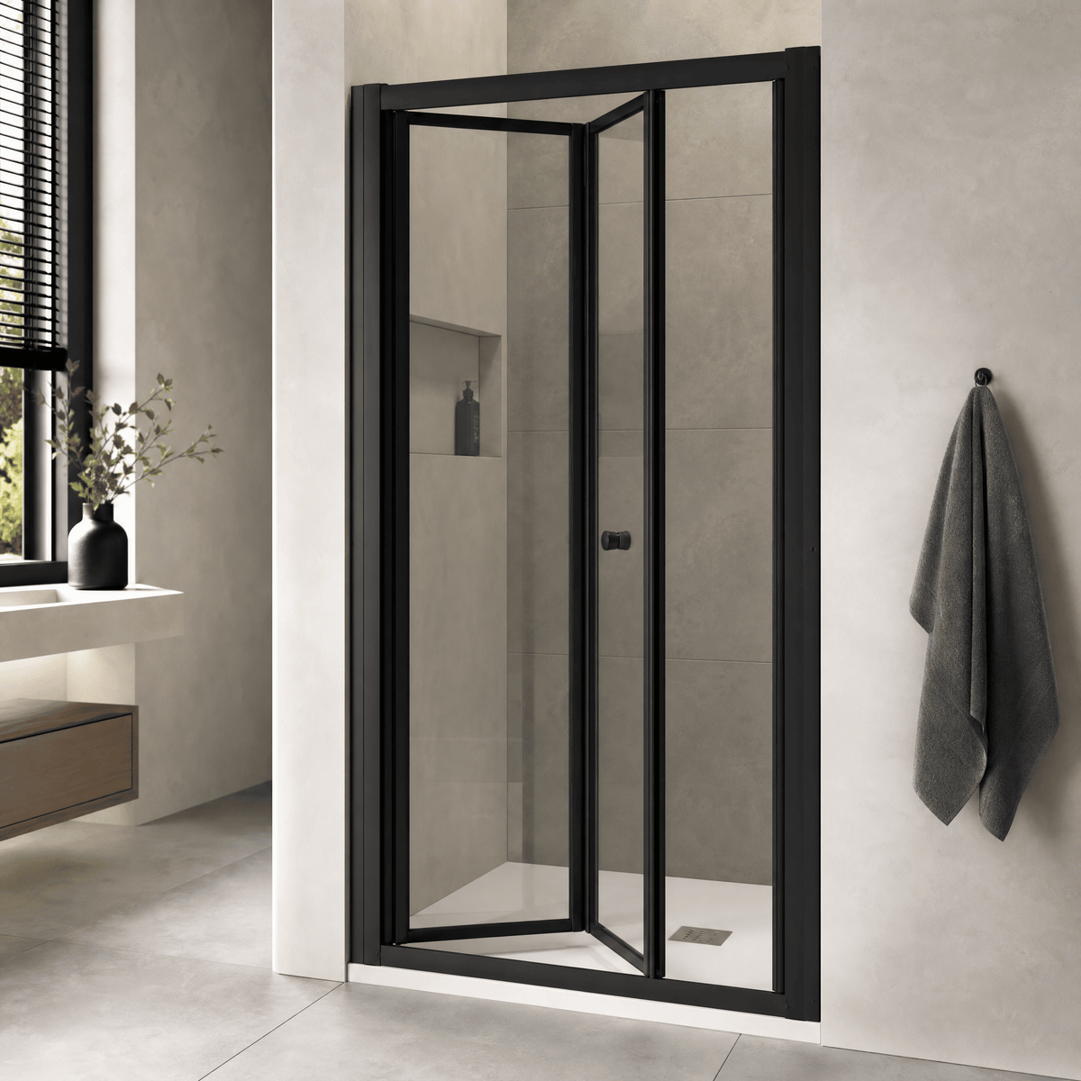 Matrix 4mm Glass Bi-fold Shower Door