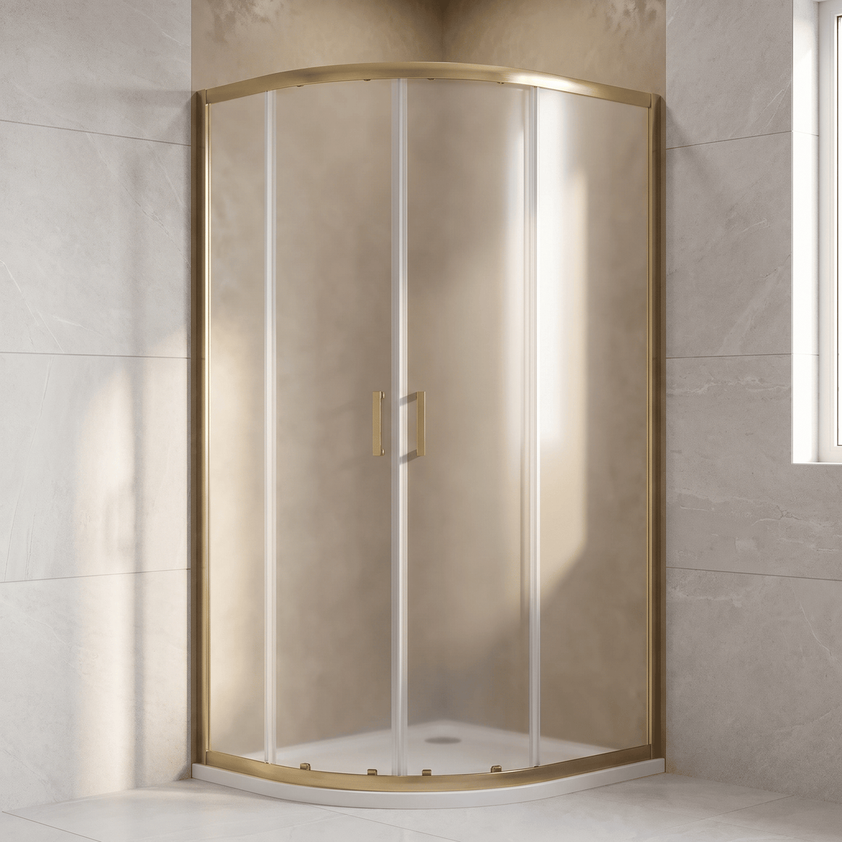 Matrix 6mm Glass 2 Door Offset Quadrant Shower Enclosure