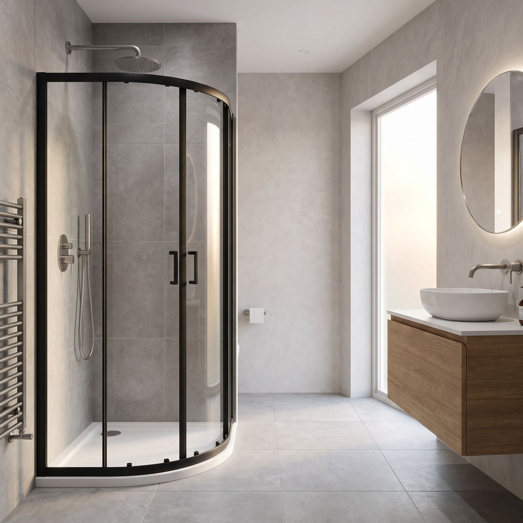 Matrix 6mm Glass 2 Door Offset Quadrant Shower Enclosure