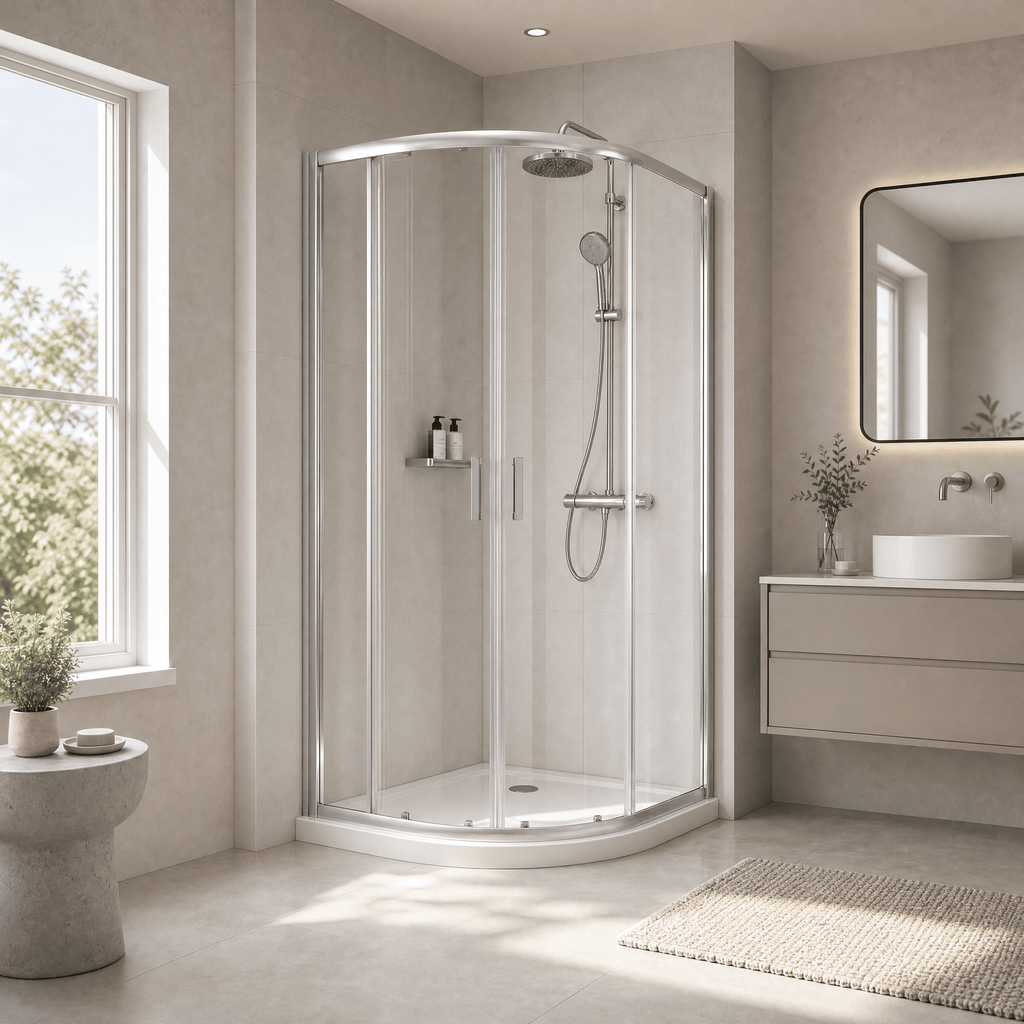 Matrix 6mm Glass 2 Door Offset Quadrant Shower Enclosure