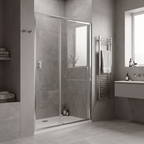 Matrix 6mm Glass Recessed Sliding Shower Door