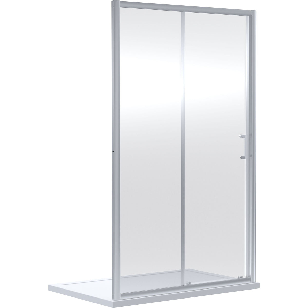 Matrix 6mm Glass Recessed Sliding Shower Door