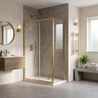 Matrix 6mm Glass Recessed Sliding Shower Door