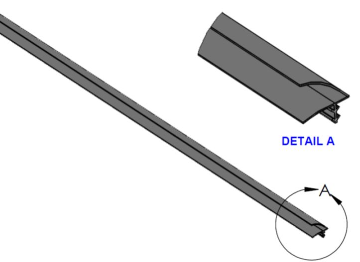SP15487 - Casement Weather Strip Hinged Side