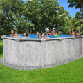 12' x 24' x 54" Oval 7" Hybrid Frame Sea Shore Pool & Bundle