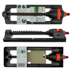Oscillating Sprinkler Cost Wise Black Orange