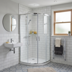 Foundry 5mm Glass 2 Door Offset Quadrant Shower Enclosure