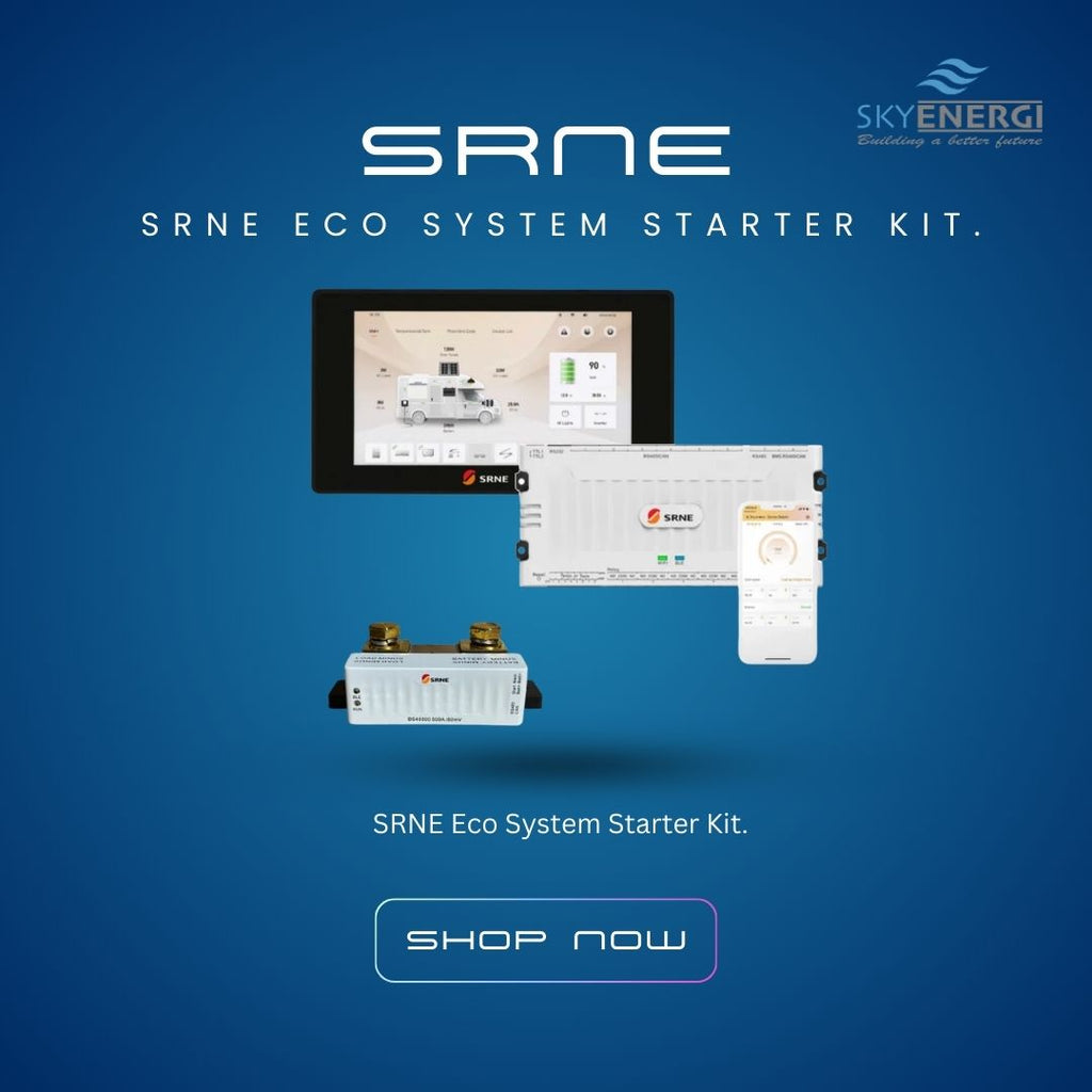 SRNE Eco System Starter Kit. CU2. RMA7. BS48500