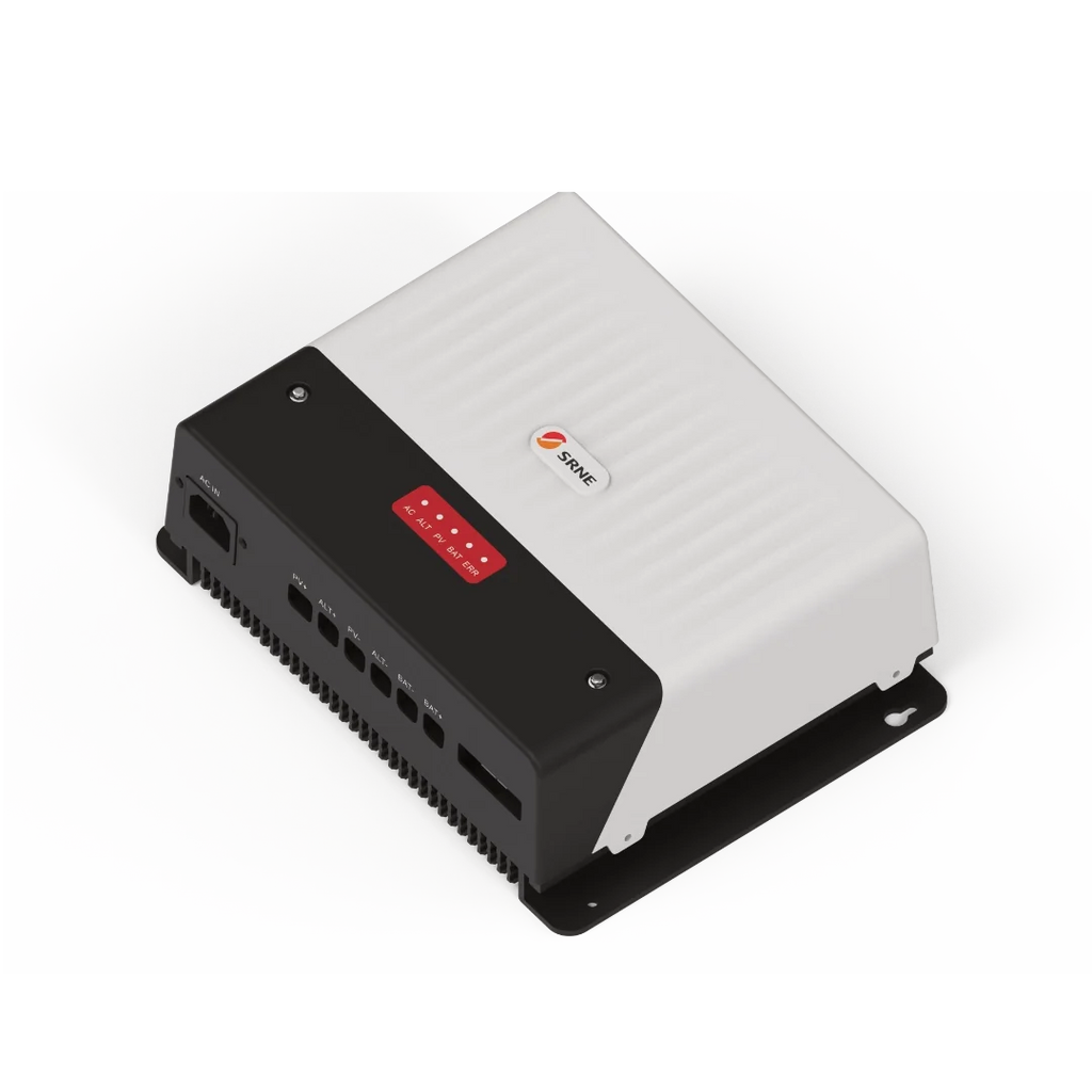 SRNE SAA All in One Dual DC to DC/MPPT + AC Charger + JA Solar 465W Black Frame Solar Panel