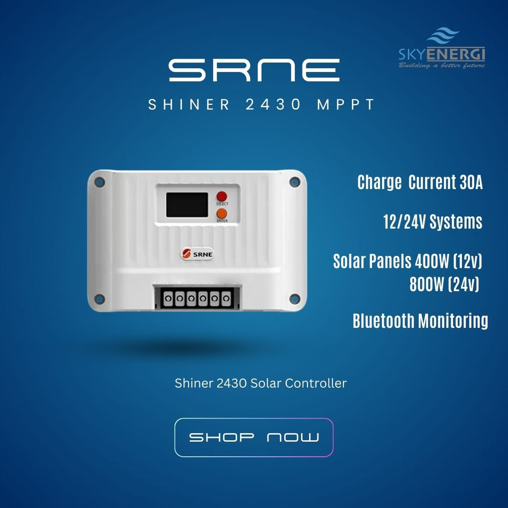 SRNE Shiner 2430 MPPT 30A with Bluetooth