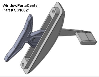 SS10021  Awning Window Lock Single Point