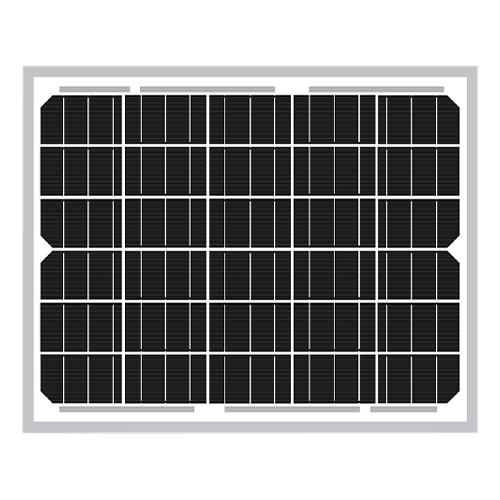 SLD Tech (Solarland) 10W 12v Monocrystalline Solar Panel Kit - ST-10R-12-R