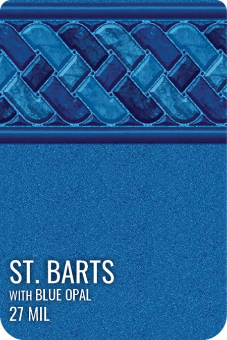 St. Barts with Blue Opal 27 mil
