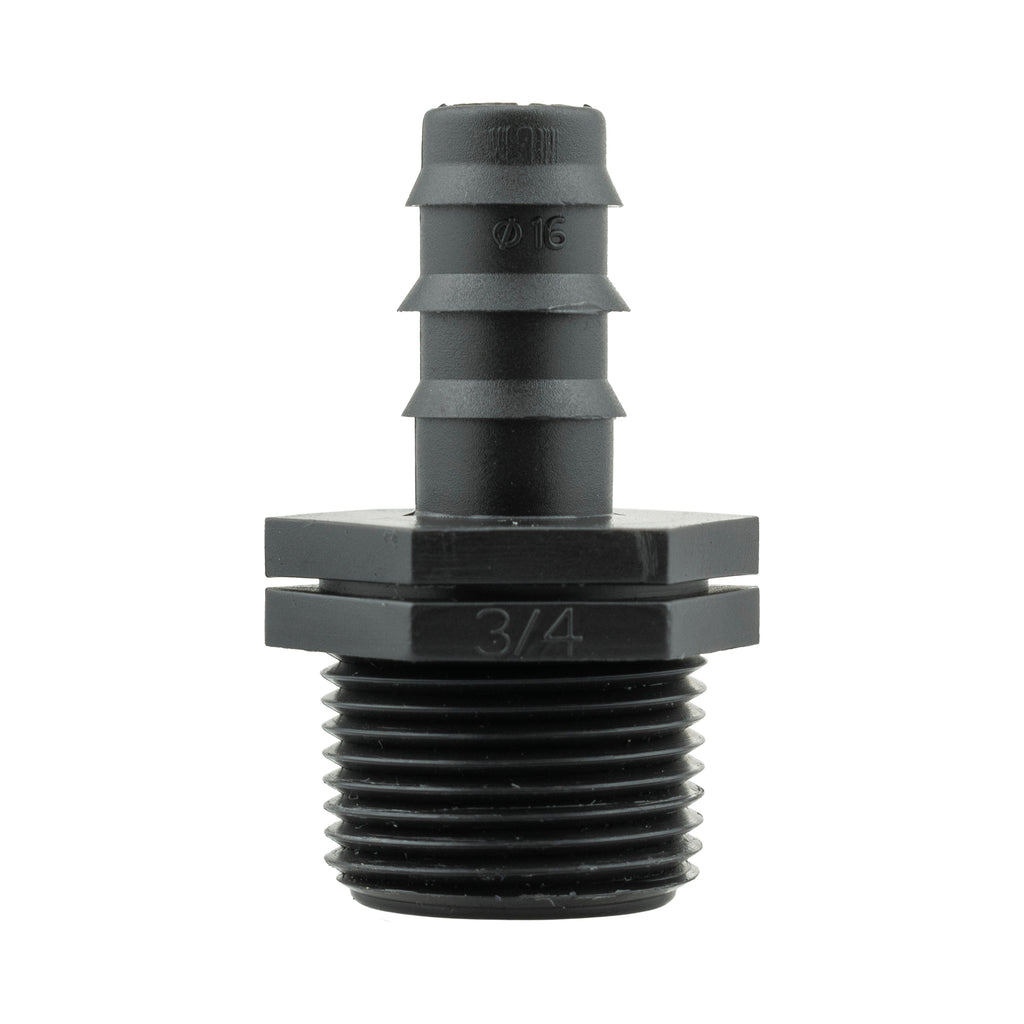 16mm Barbed Straight with In-Line BSPF Threaded Valve