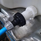 IBC Extender with 2” S60X6 Cap and 25mm MDPE Straight