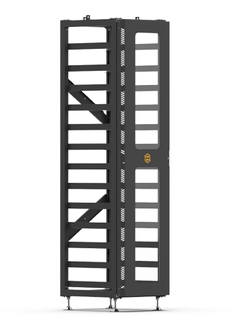 Sunsynk 61.44 kWh Battery Cabinet with Door and 12 x 5.12 kWh Battery Modules
