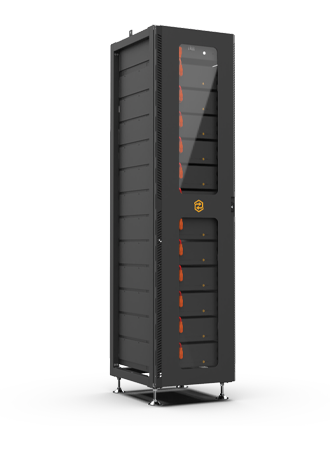 Sunsynk 61.44 kWh Battery Cabinet with Door and 12 x 5.12 kWh Battery Modules