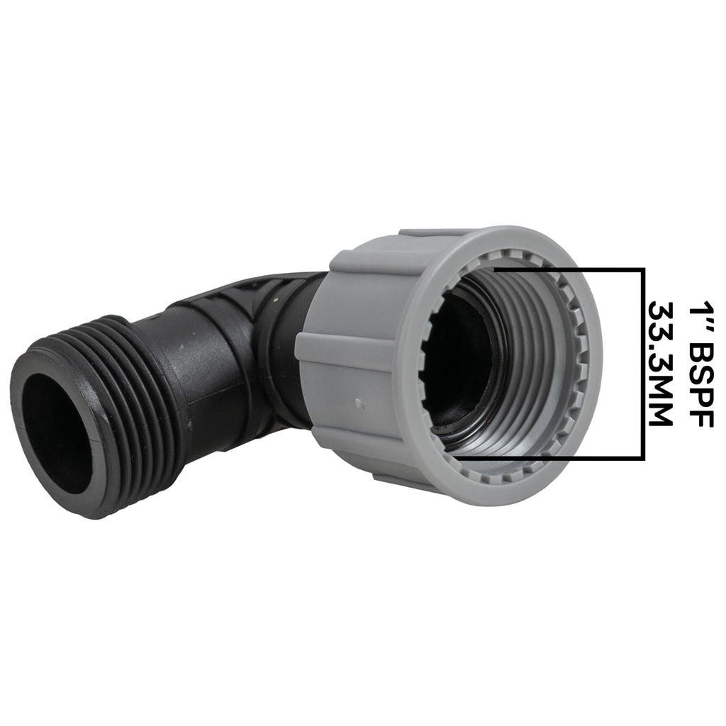 Swivel Elbow 1" BSP Male Female