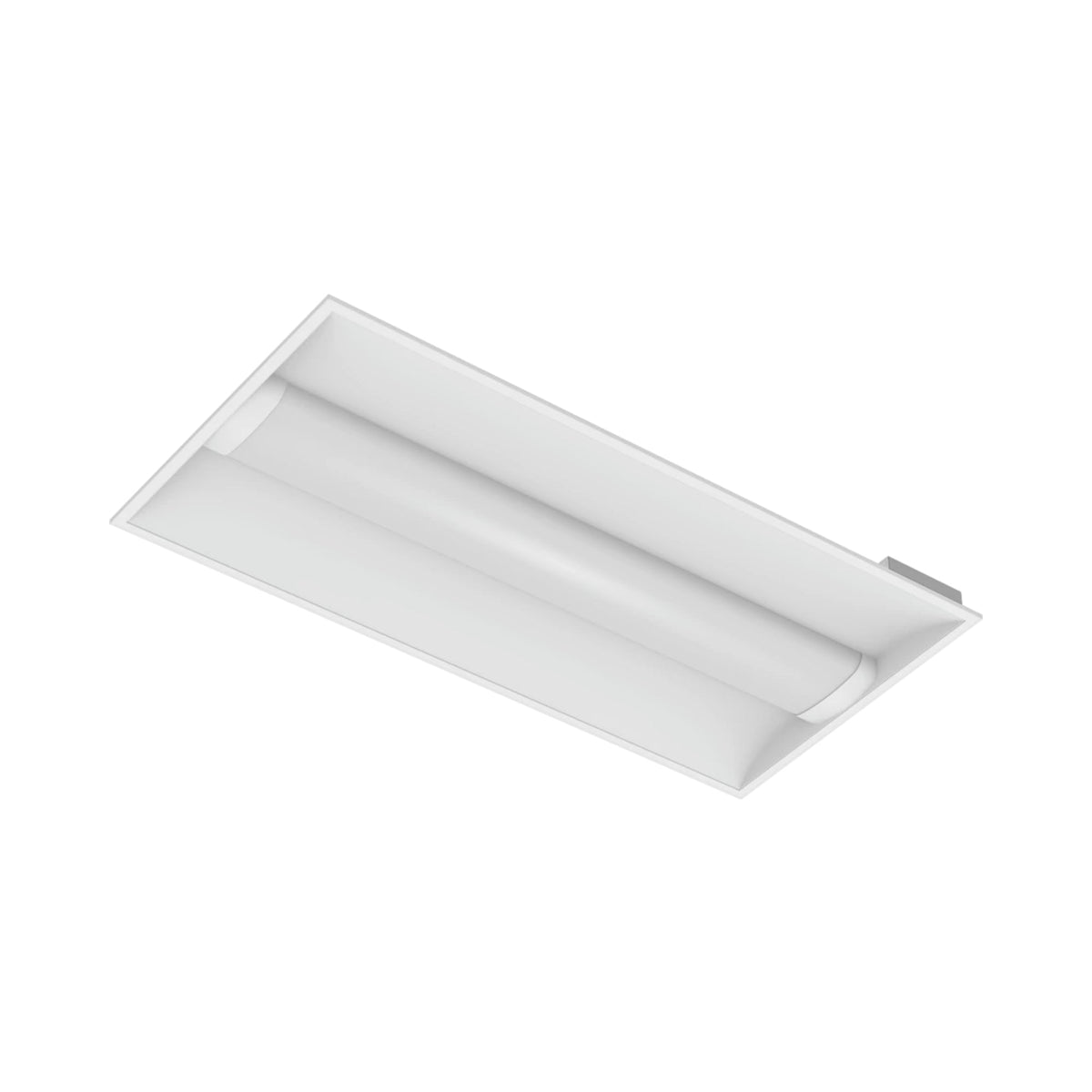 RAB SWISH2X4 LED Center Basket Troffer — 44W/35W/26W Selectable — 3500K/4000K/5000K — White