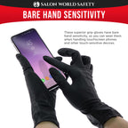 Black Nitrile Disposable Gloves, 3 Boxes of 100 - XX-Large, 4 Mil Thick - Latex and Powder Free, Textured Tips, Food Safe, Extra-Strong Protection