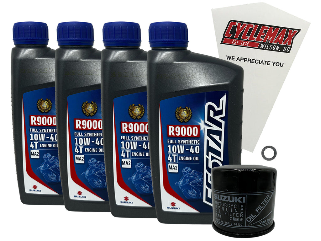 Suzuki Ecstar Full Synthetic Oil Change Kit for 2018-2025 KINGQUAD 400