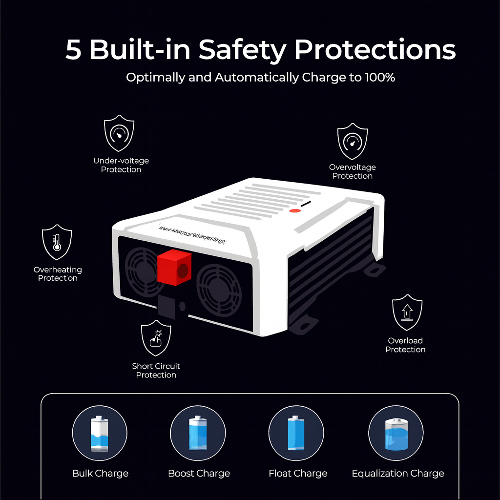 SRNE SR-IBC12-2kW Pure Sine Wave Inverter