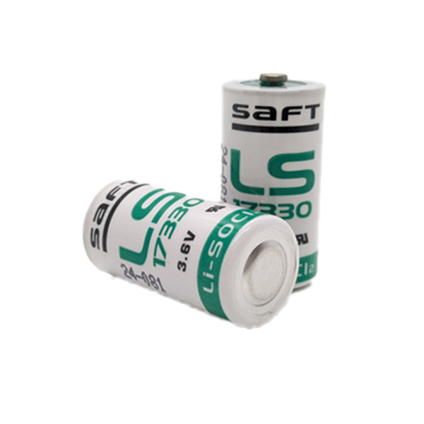 Saft LS17330 Lithium Thionyl Chloride 3.6V 2/3A Battery - Bobbin Type (Non-Rechargeable)