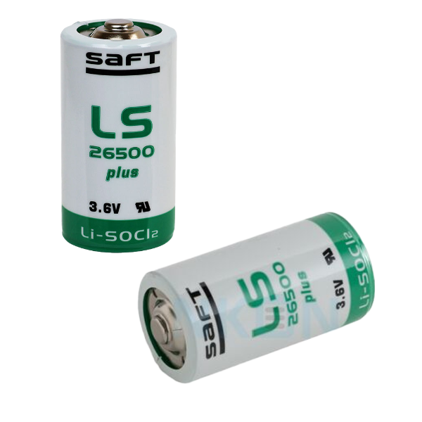 Saft LS26500 C Size High Capacity 3.6V Lithium Thionyl Chloride Battery - Bobbin Type (Non-Rechargeable)