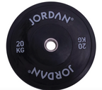 JORDAN HG BLACK RUBBER BUMPER PLATES - 150kg Set