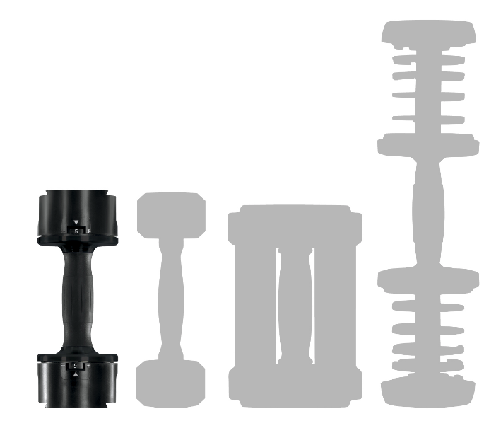 Stairmaster Twistlock Adjustable Dumbbells - 2-20kg