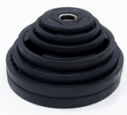 Jordan 140kg Classic Rubber Olympic Disc and Bar Set