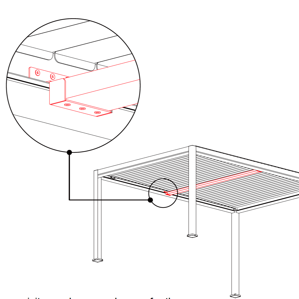 Fan Beam - Villa Pergola